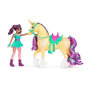 Voir la diapositive 3 : Spin Master SPIN MASTER COFFRET LICORNE ET POUPEE LEAF ET AVA Unicorn Academy