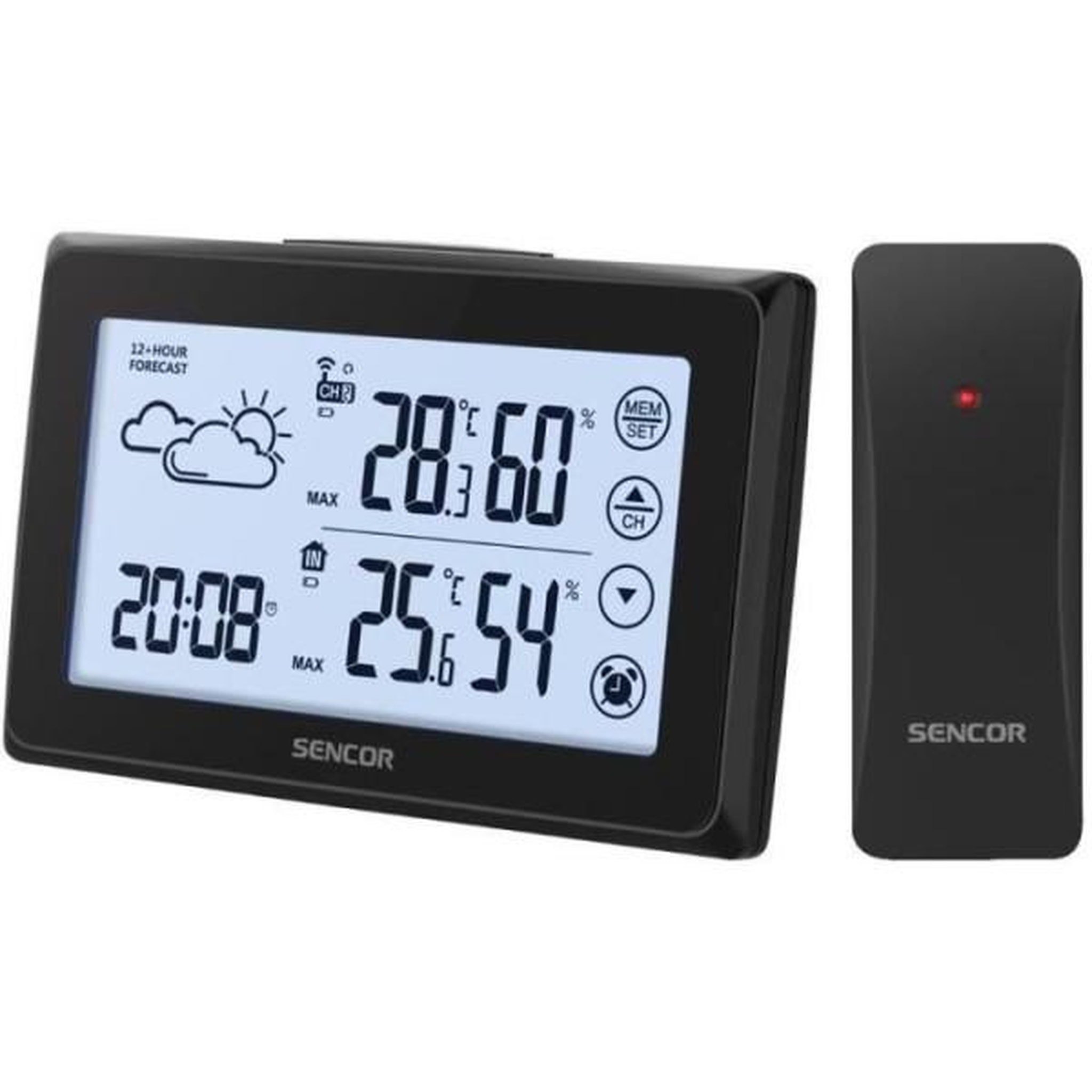 MARKET24 Station météo avec capteur sans fil - sencor - sws 2850