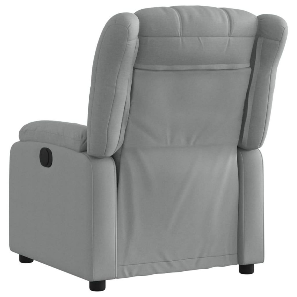 VIDAXL Fauteuil inclinable electrique Gris clair Tissu
