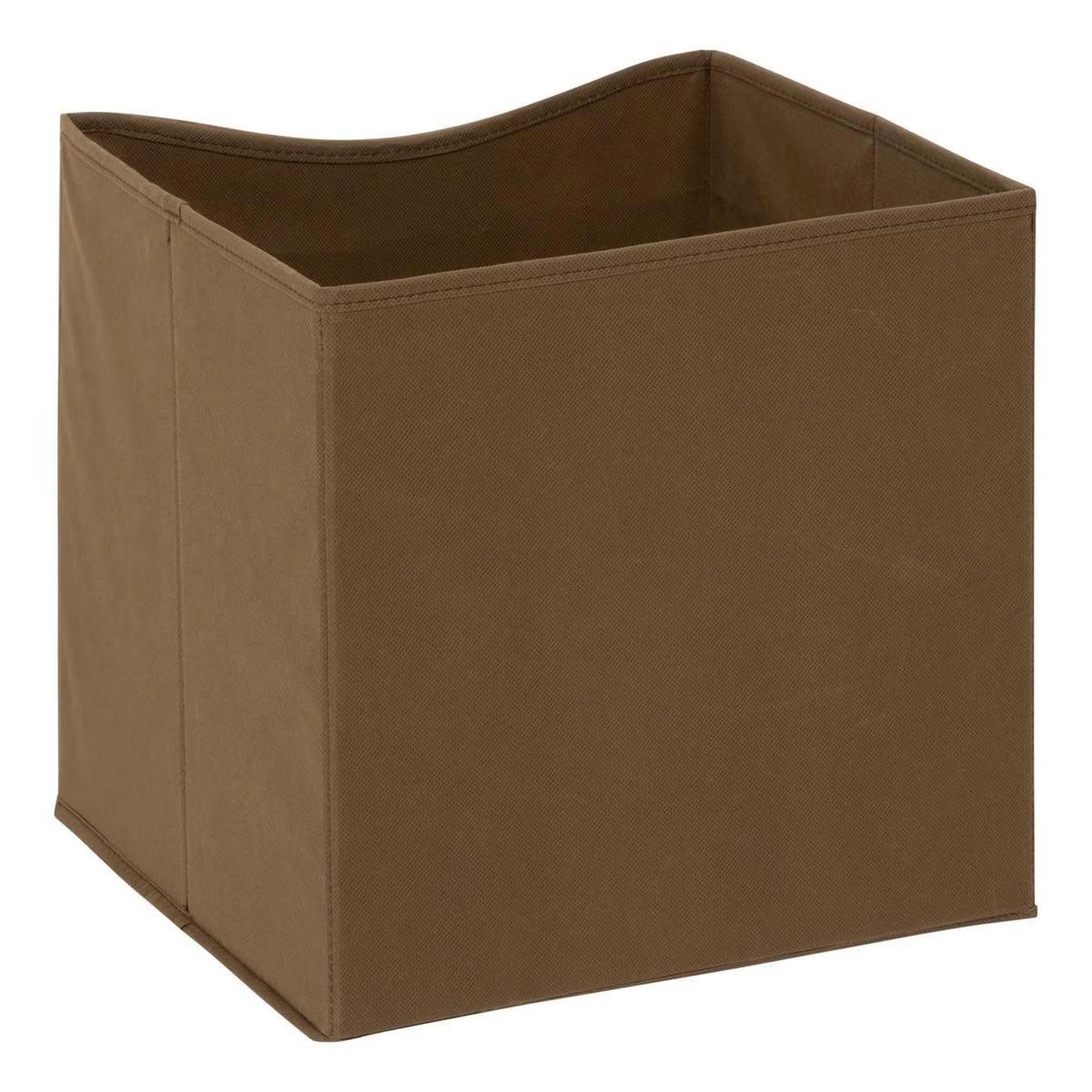 Voir la diapositive 2 : FIVE Boîte de rangement  côme  31x31cm marron