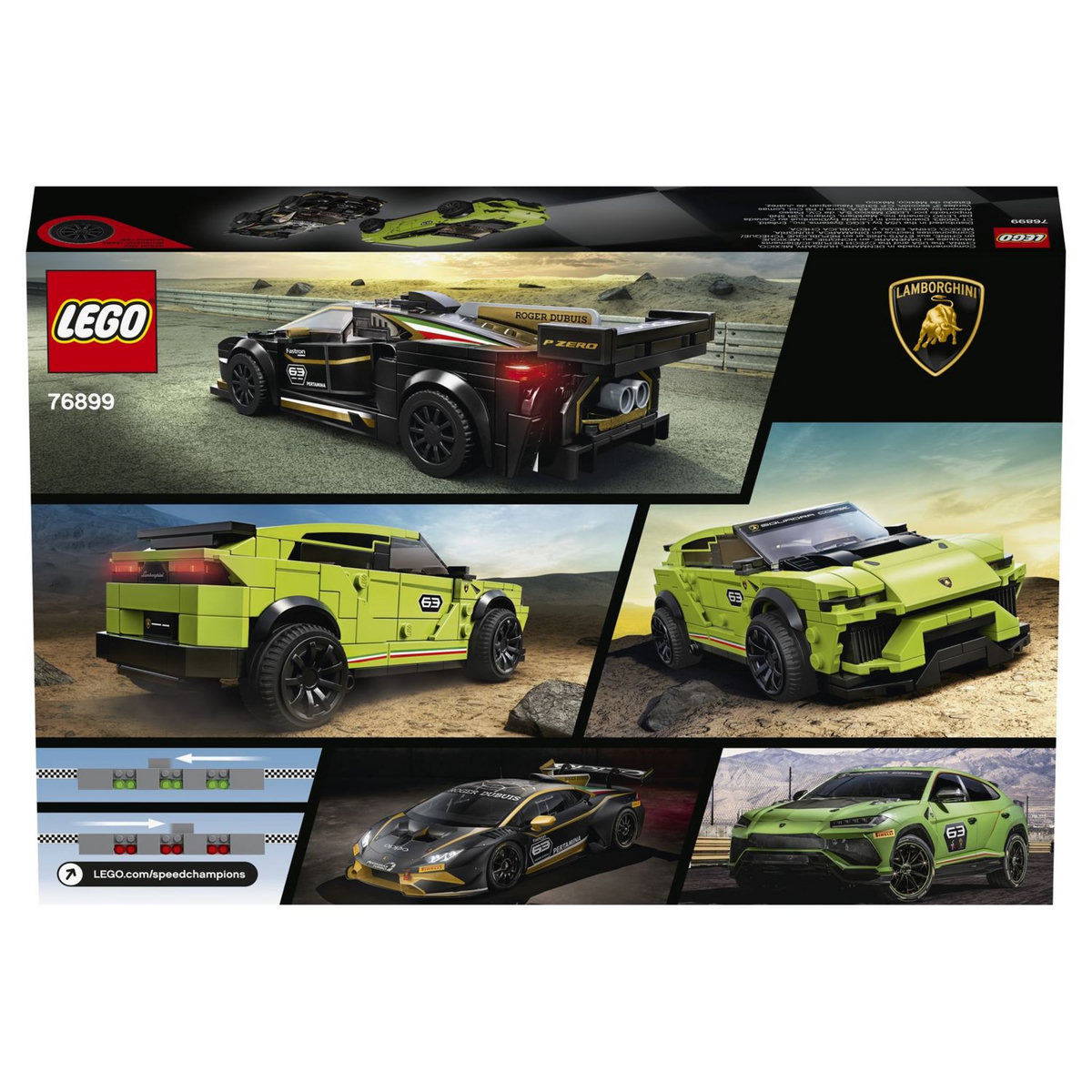LEGO Speed 76899 - Lamborghini Urus ST-X et Lamborghini Huracán Super