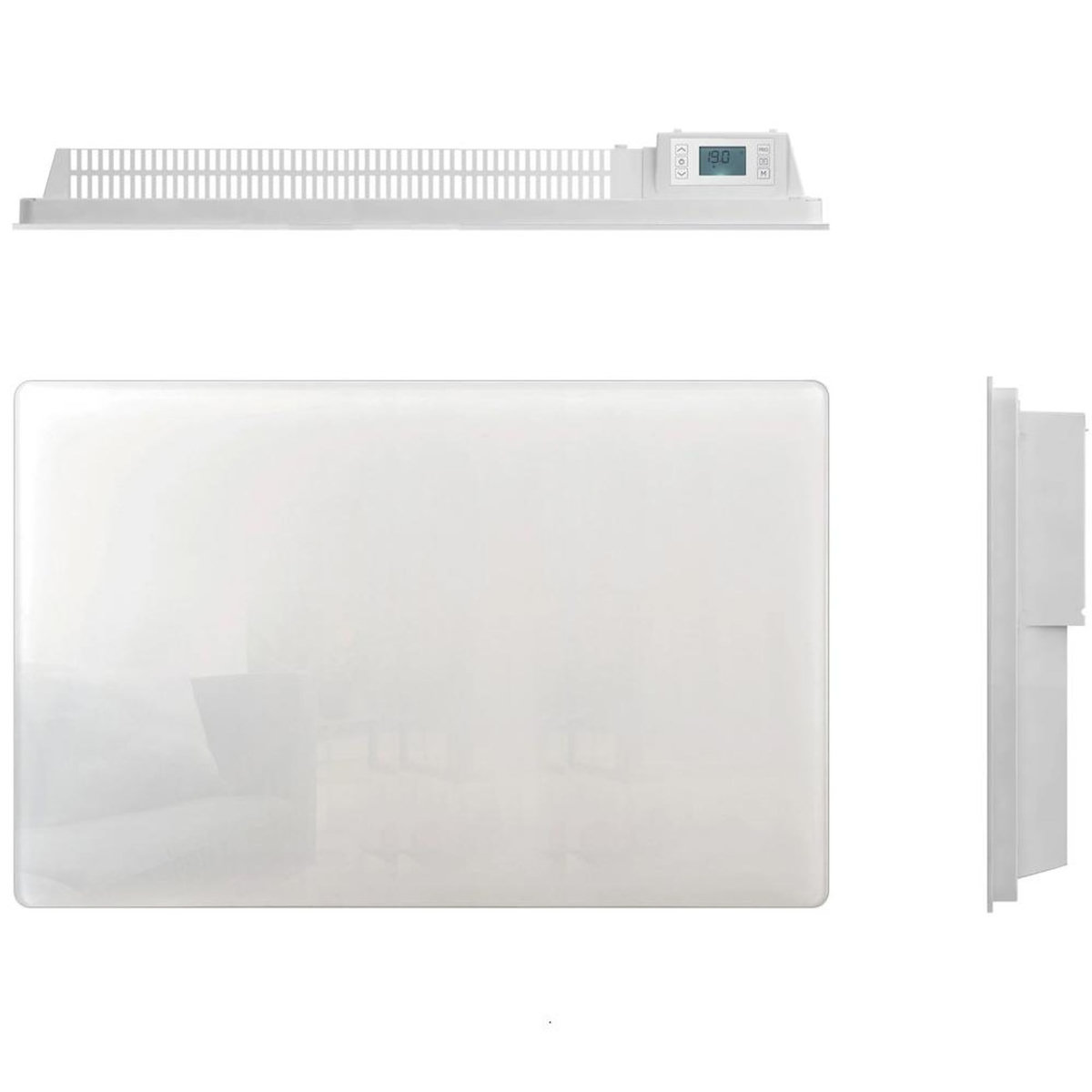 KALIA Radiateur électrique à inertie sèche céramique 1500w blanc - bat-ht15hb