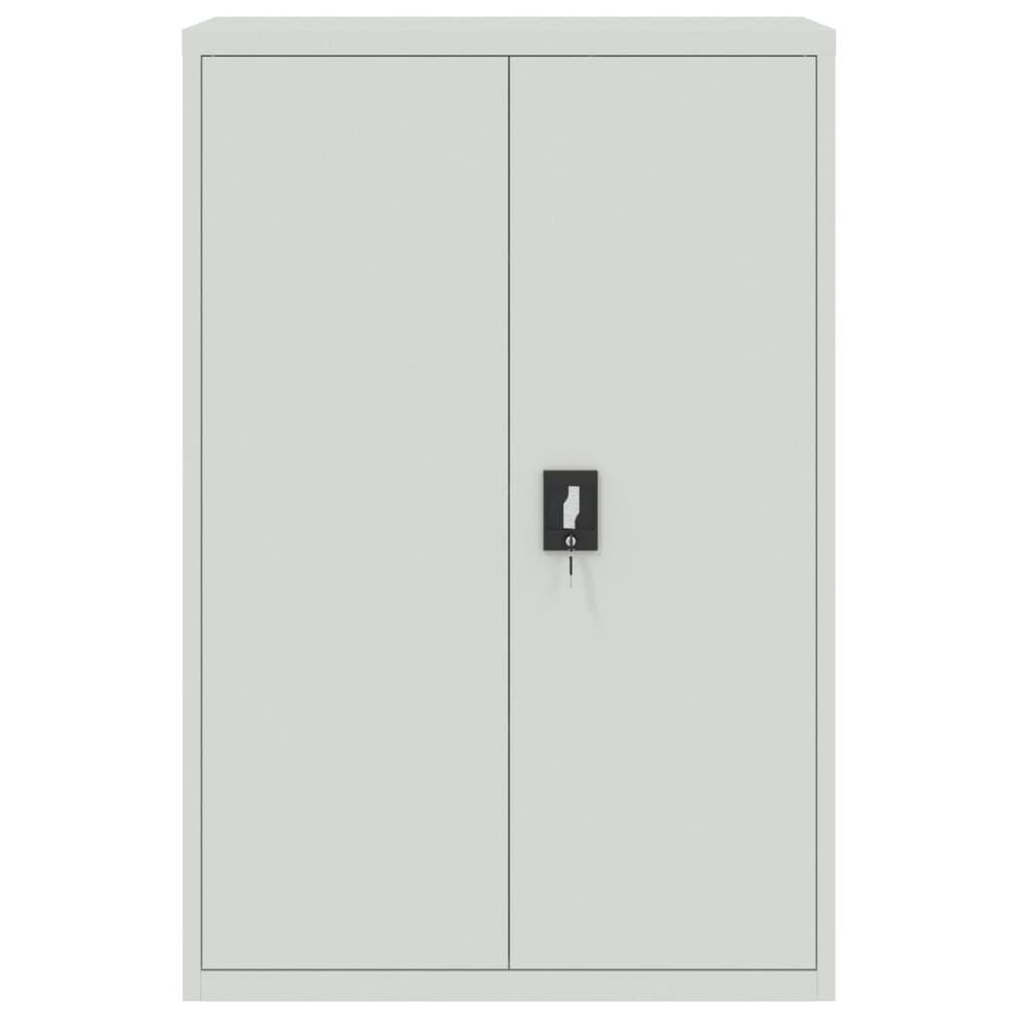Voir la diapositive 3 : VIDAXL Armoire de bureau 90x40x140 cm Acier Gris