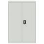 Voir la diapositive 3 : VIDAXL Armoire de bureau 90x40x140 cm Acier Gris