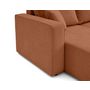 Voir la diapositive 6 : BEST MOBILIER Topaze - canapé panoramique - 7 places - convertible avec coffre - en tissu