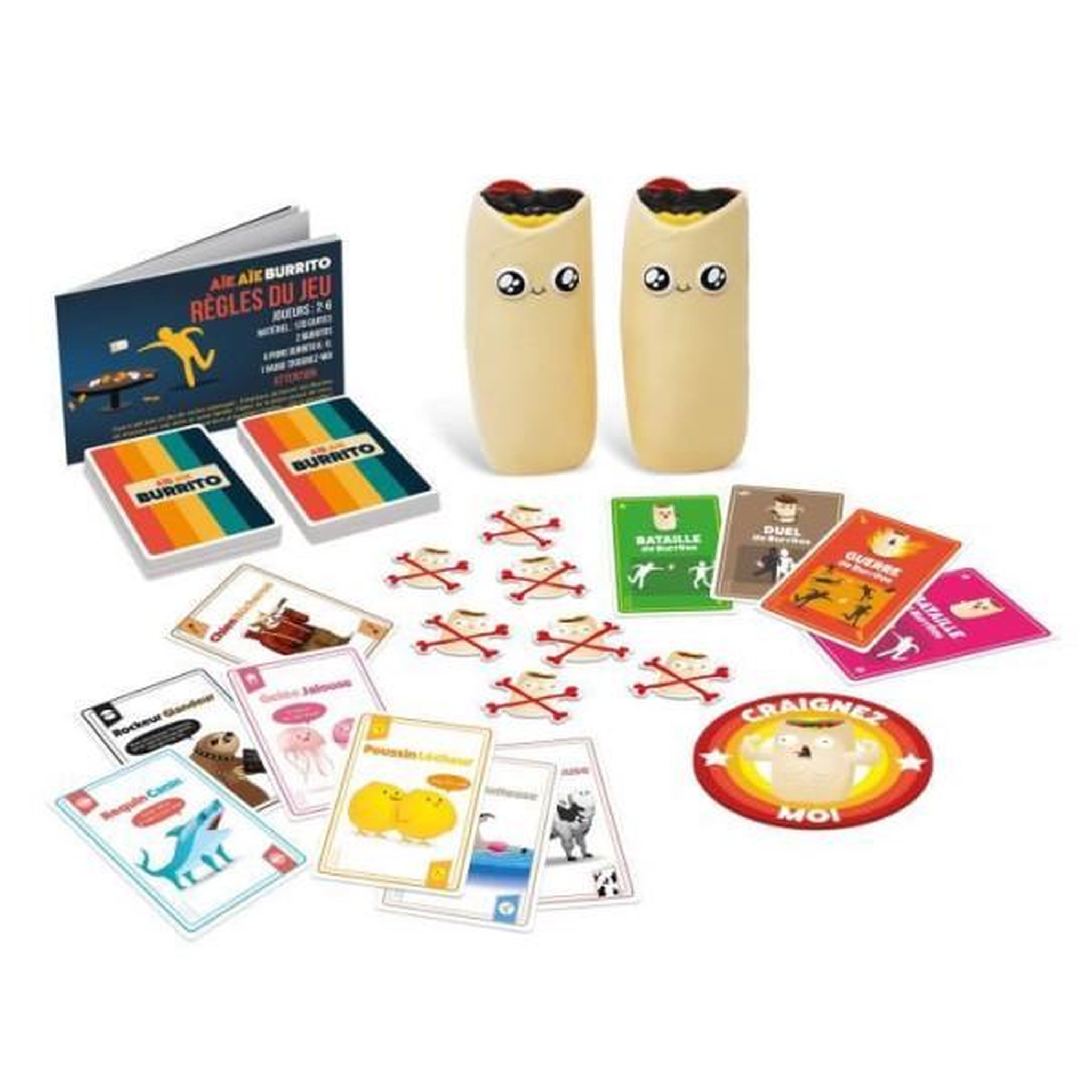 Voir la diapositive 5 : Asmodee Aie aie burrito le jeu de societe