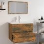 Voir la diapositive 4 : VIDAXL Meubles de salle de bain Chene fume Bois d'ingenierie