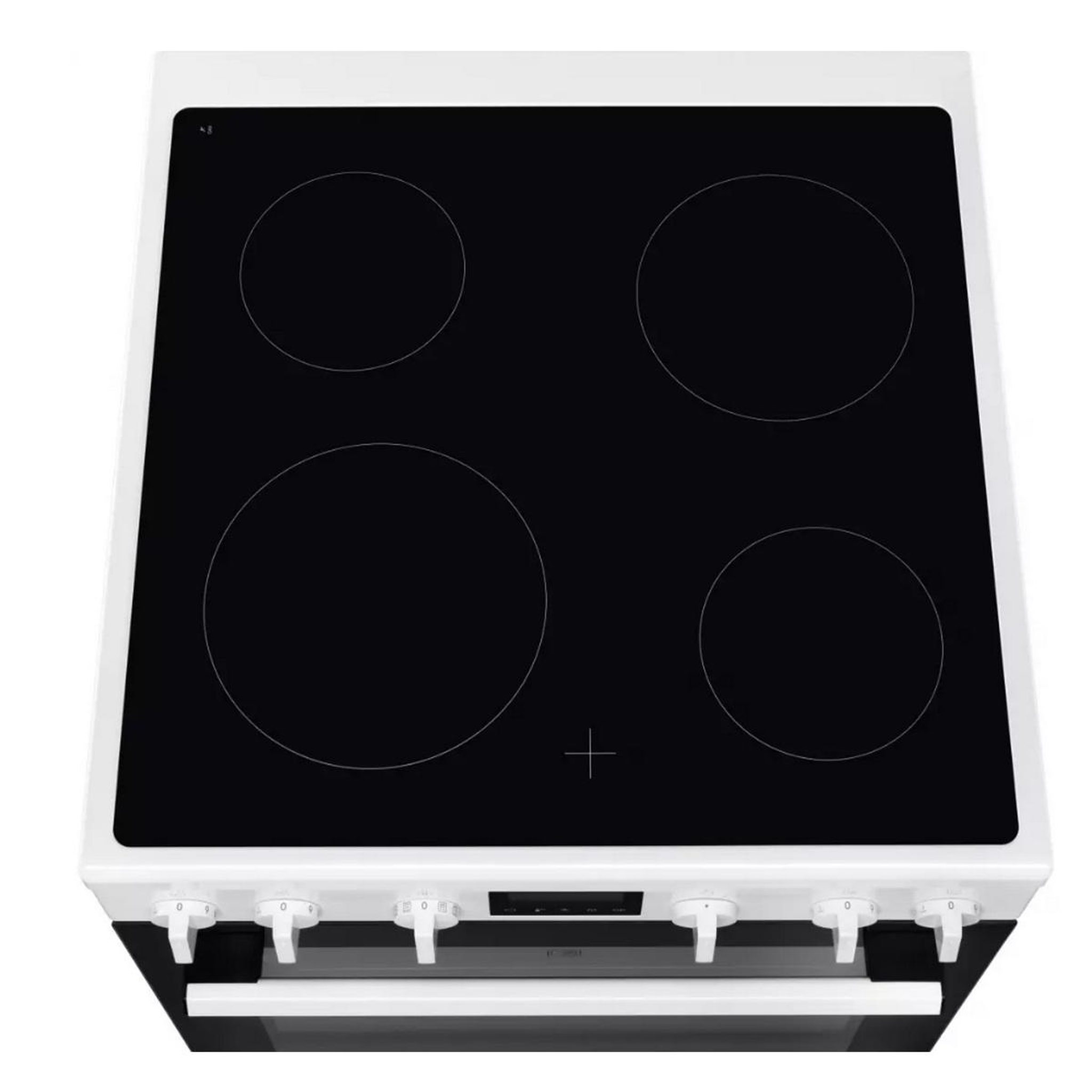 Voir la diapositive 6 : ELECTROLUX Cuisinière vitrocéramique 73l 4 feux blanc - lkr64890bw