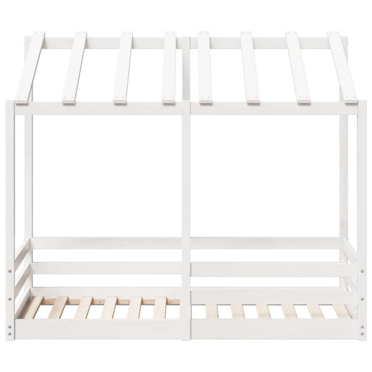 VIDAXL Lit pour enfants sans matelas blanc 80x160cm bois massif de pin