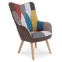 Voir la diapositive 1 : Paris Prix Fauteuil Design Patchwork  Artic  100cm Multicolore