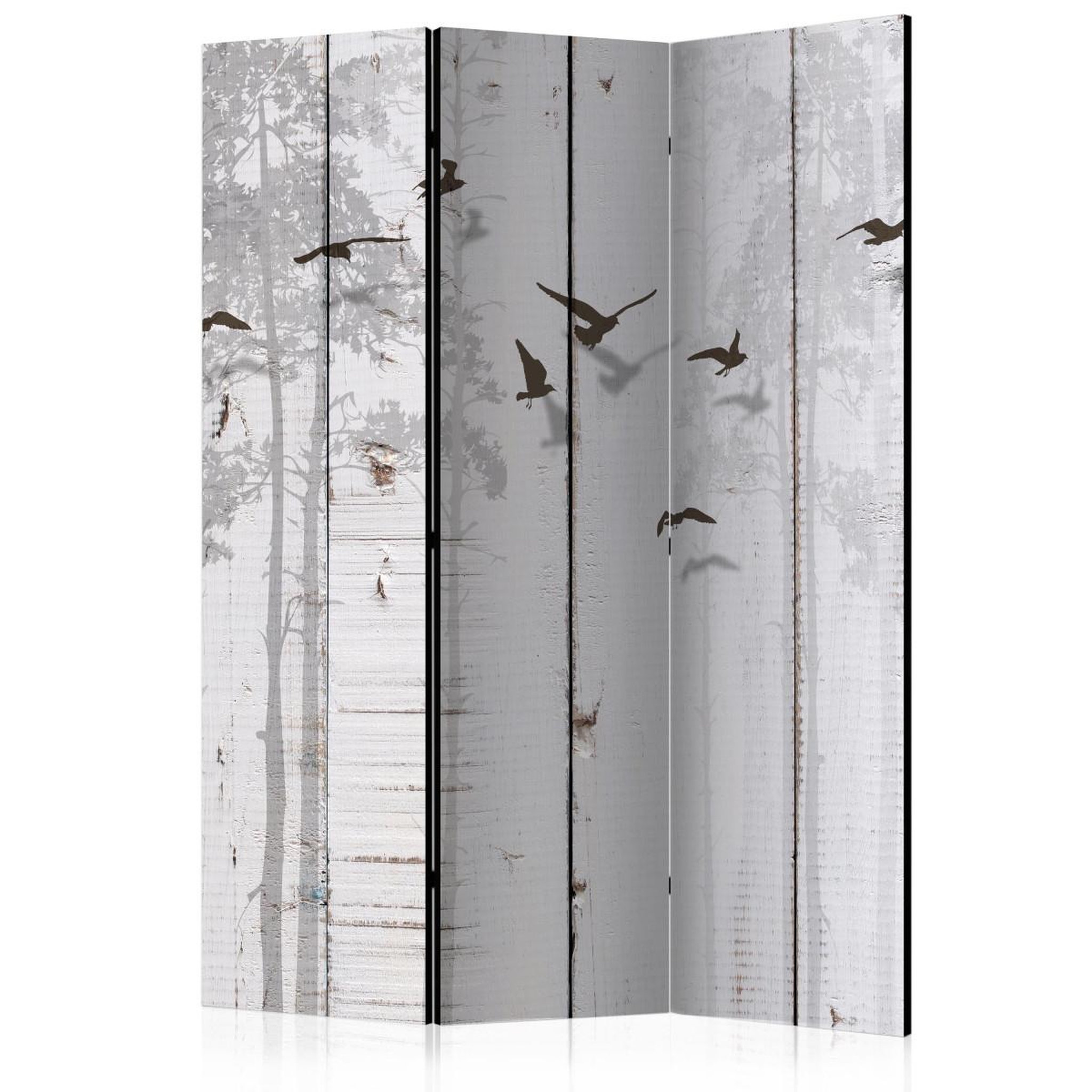 Paris Prix Paravent 3 volets  birds on boards  135x172cm