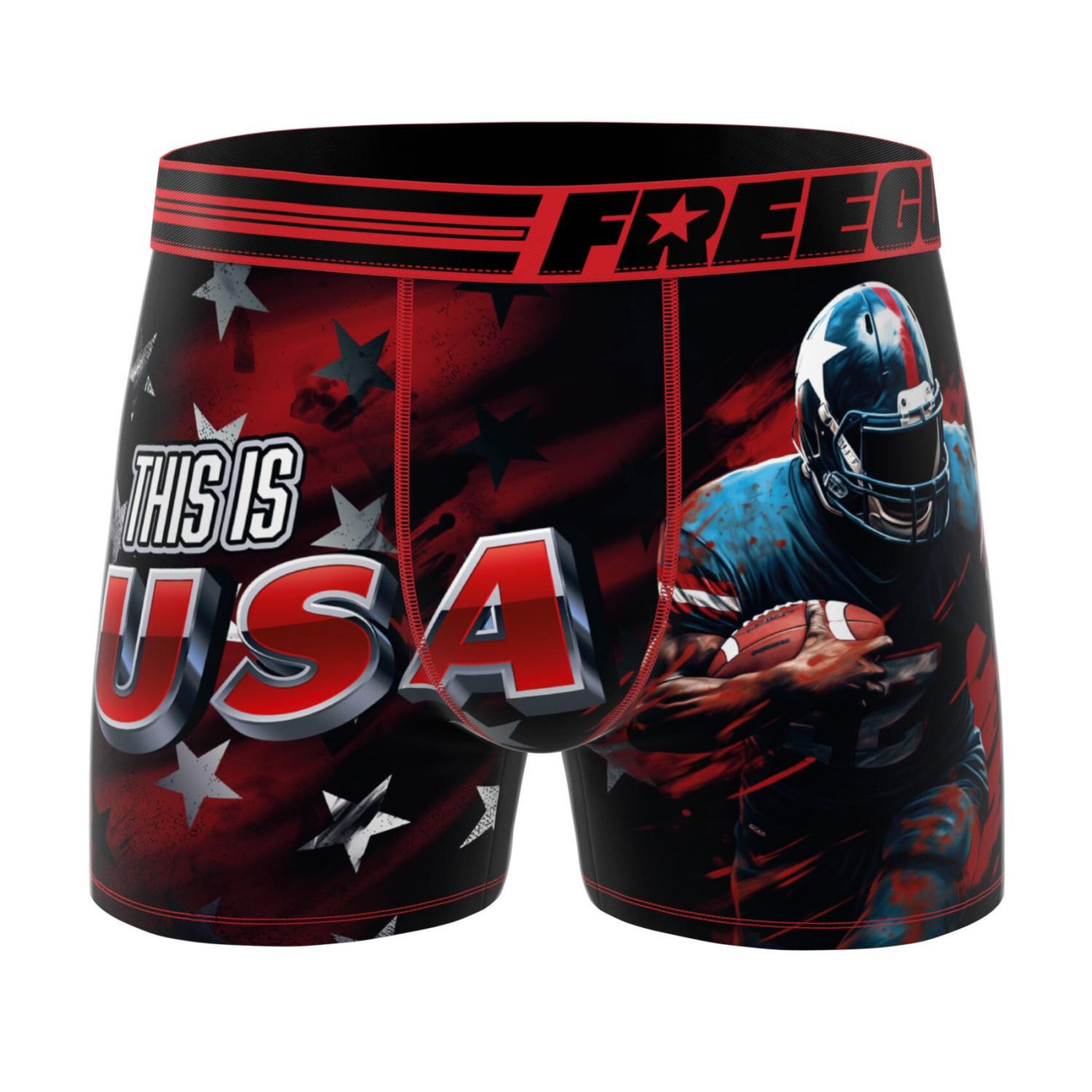 Voir la diapositive 3 : FREEGUN Lot de 4 boxers enfant summer sport