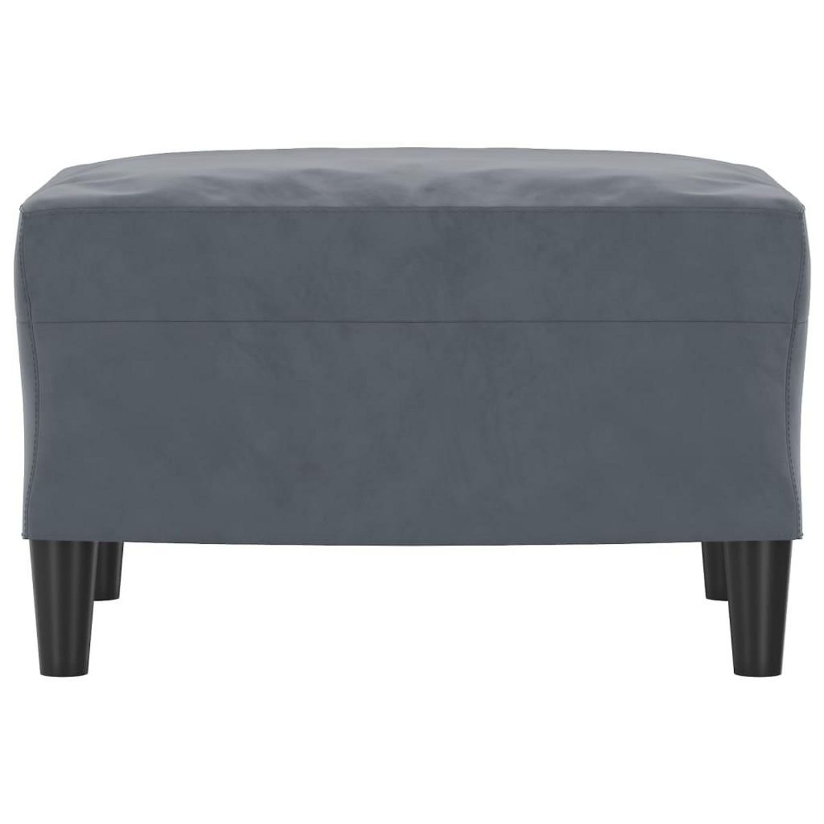 VIDAXL Repose-pied Gris fonce 60x50x41 cm Velours