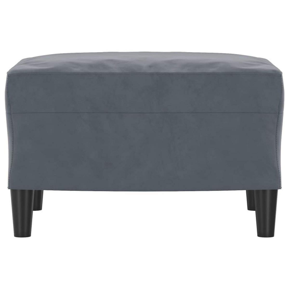 VIDAXL Repose-pied Gris fonce 60x50x41 cm Velours