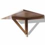 Voir la diapositive 4 : VIDAXL Table murale rabattable en chêne 100x60 cm