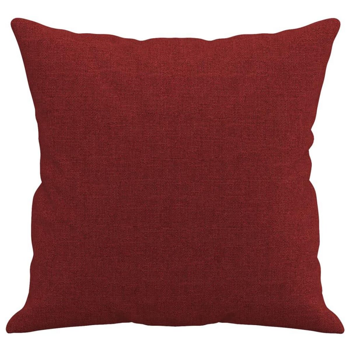VIDAXL Coussins decoratifs lot de 2 Rouge bordeaux 40x40 cm Tissu