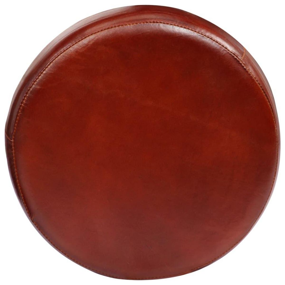 VIDAXL Tabourets de bar lot de 2 cuir veritable