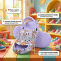 Voir la diapositive 6 : OZABI OZABI Pack 2 Paires Sabots Enfant - Imprimé Animaux Kawaii - Lanière Pivotante