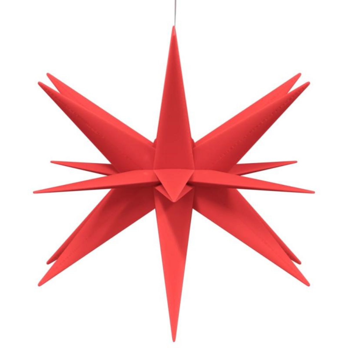 VIDAXL Lumières de Noël avec LED 3 pcs pliable rouge