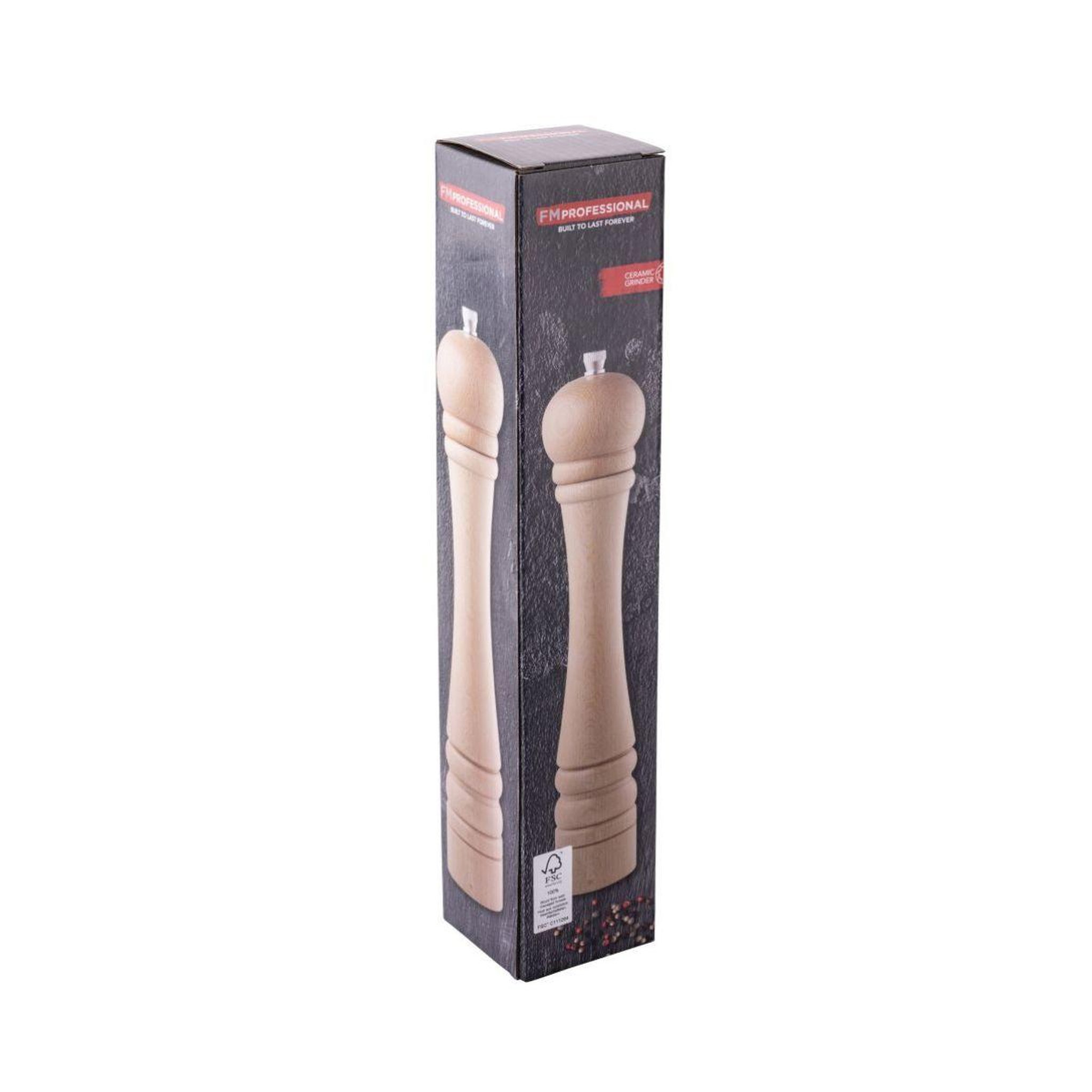 Voir la diapositive 5 : FM PROFESSIONAL Moulin à poivre manuel couleur bois 32 cm fm professional divers