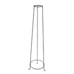 CENTRALE BRICO Porte bougie - grand modèle - anthracite 100x28cm