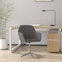 Voir la diapositive 1 : VIDAXL Chaise pivotante de bureau Gris clair Tissu