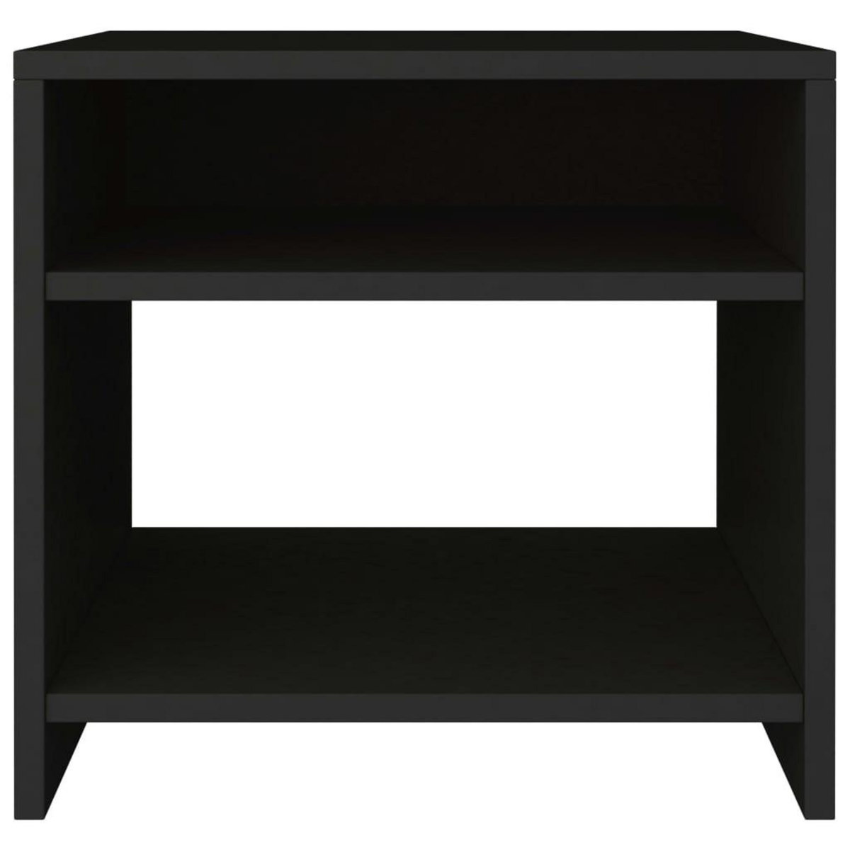 VIDAXL Table de chevet Noir 40x30x40 cm Bois d'ingenierie