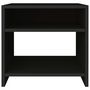 Voir la diapositive 4 : VIDAXL Table de chevet Noir 40x30x40 cm Bois d'ingenierie