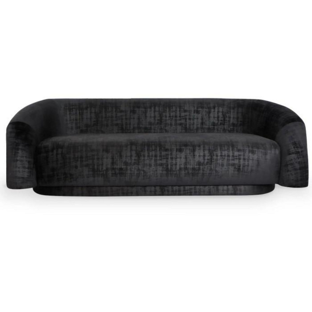 Paris Prix Canapé 3 Places Tissu  Kerio  210cm Noir