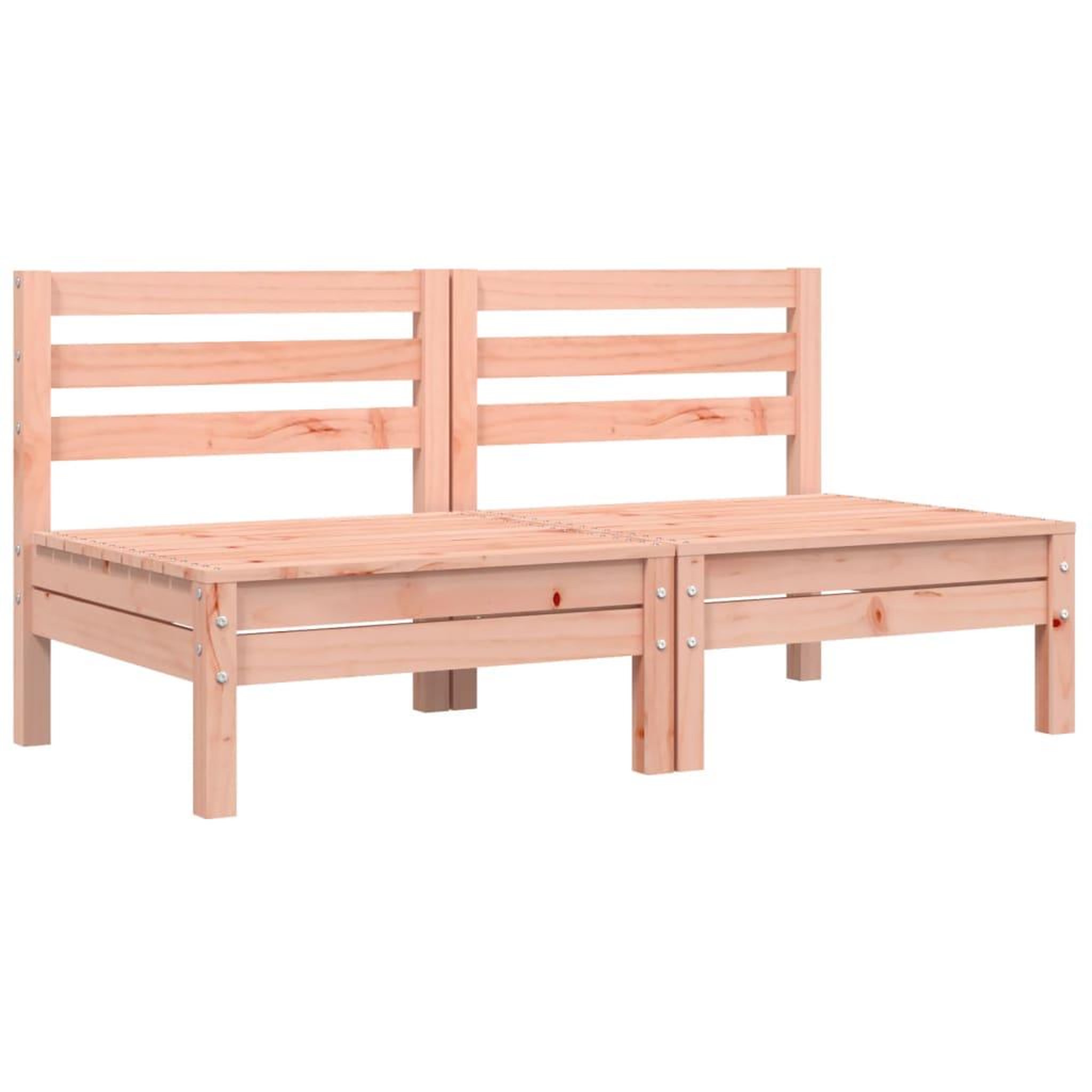 Voir la diapositive 4 : VIDAXL Canape de jardin sans accoudoirs et coussins 2 pcs bois douglas