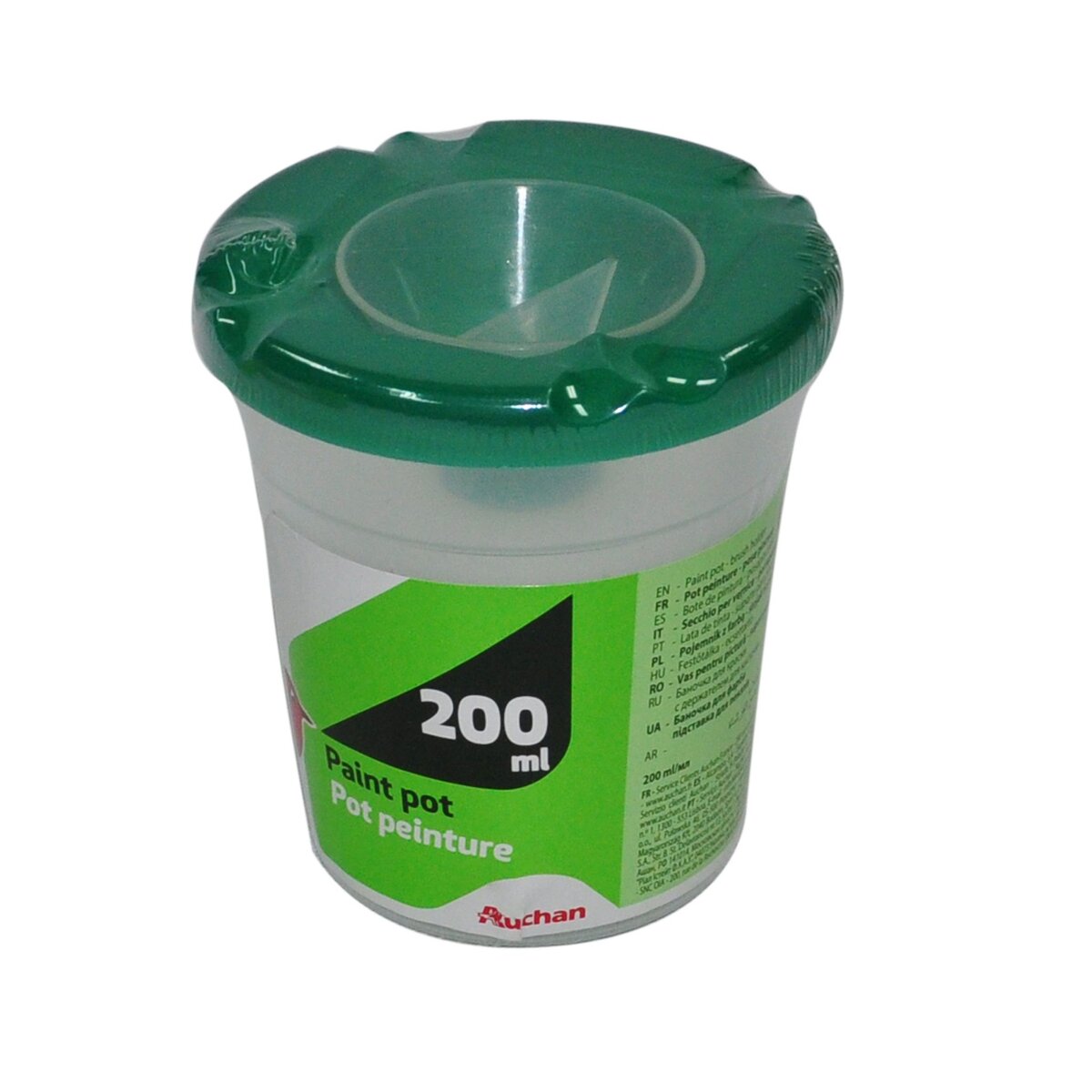 AUCHAN Pot pour peinture 200ml - vert