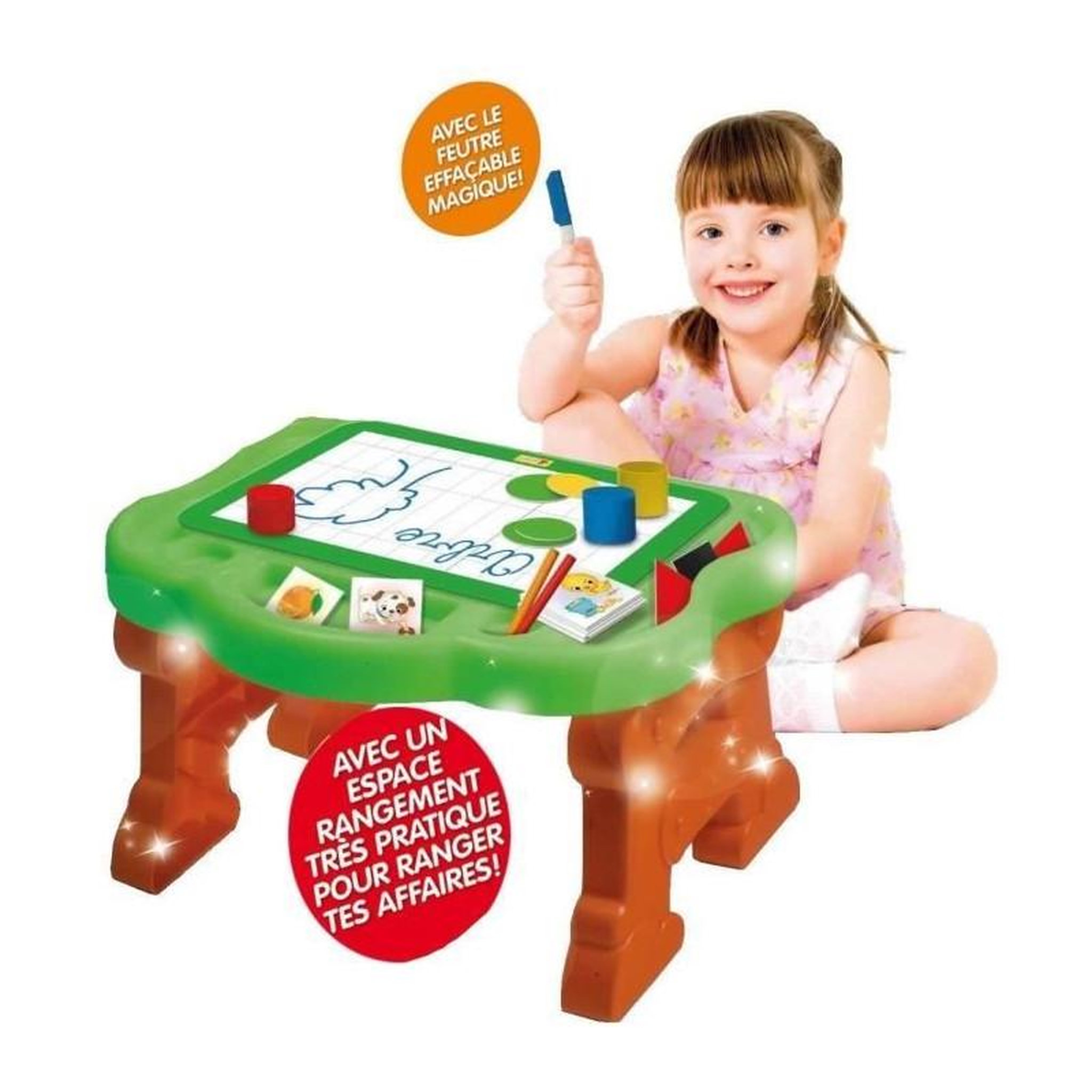 Voir la diapositive 2 : LISCIANI GIOCHI Pupitre éducatif Carotina - LISCIANI - 30 jeux pour apprendre en s'amusant