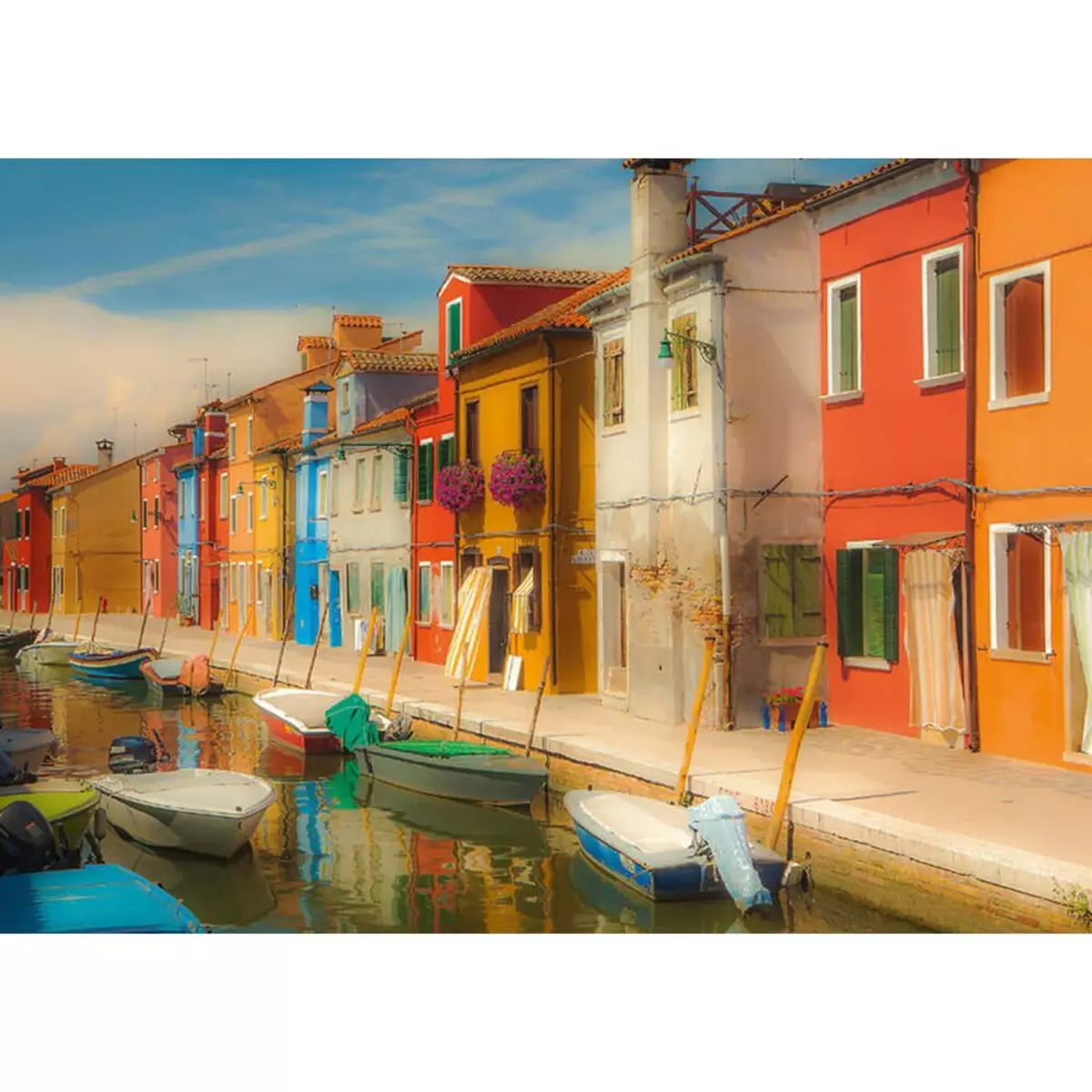 Schmidt Puzzle 1000 pieces : Maisons colorées sur l'île de Murano