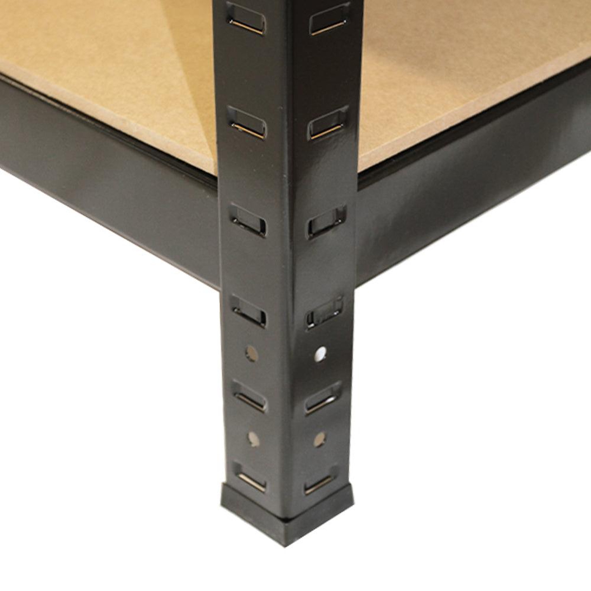Voir la diapositive 4 : MONSTER RACKING 5 rayonnages t-rax en acier noir 75cm x 30cm x 150cm
