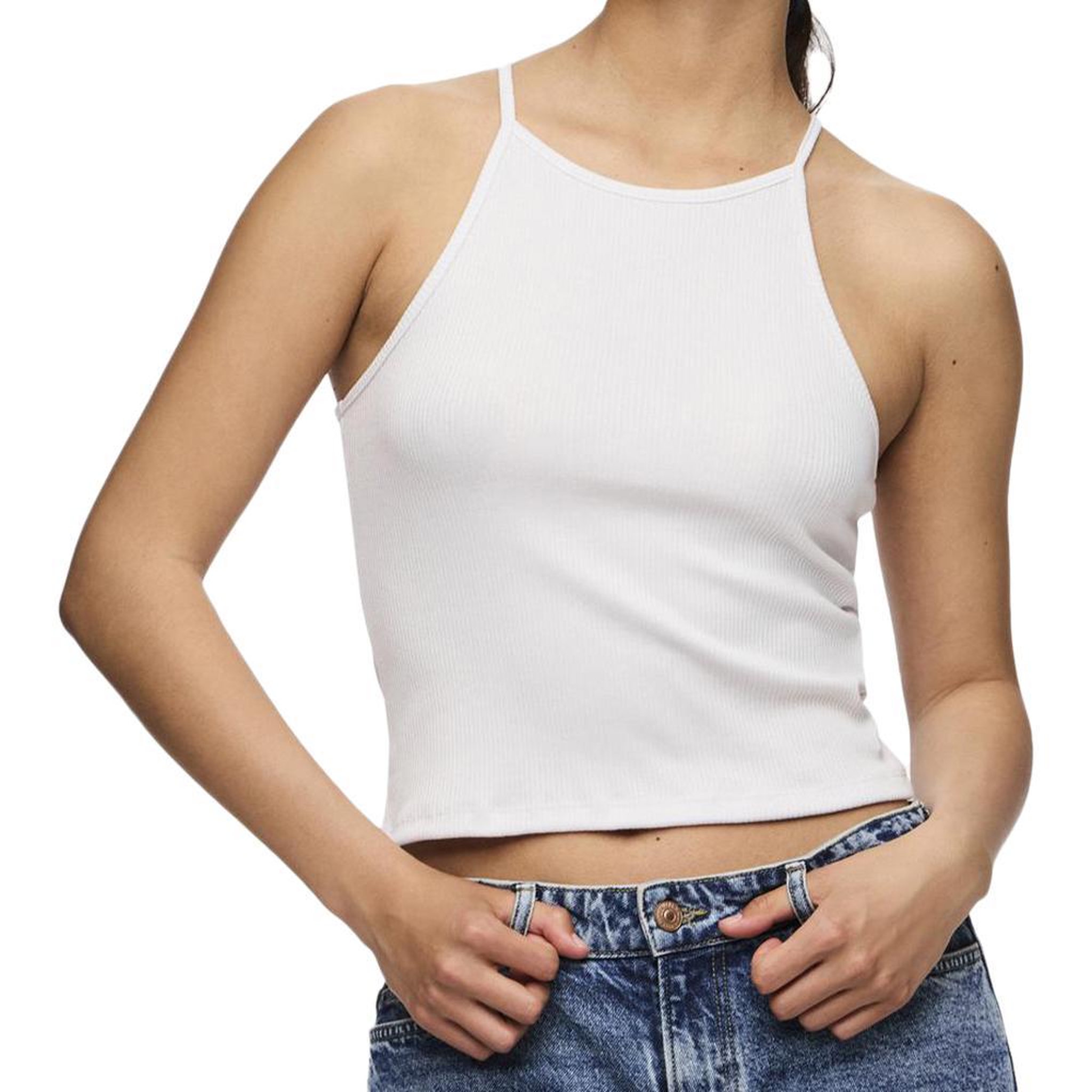 Pieces Top  Femme Pieces Pcostina Strap
