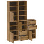 Voir la diapositive 5 : VIDAXL Armoires laterales 5 pcs ODDA 40x24x79 cm bois massif pin