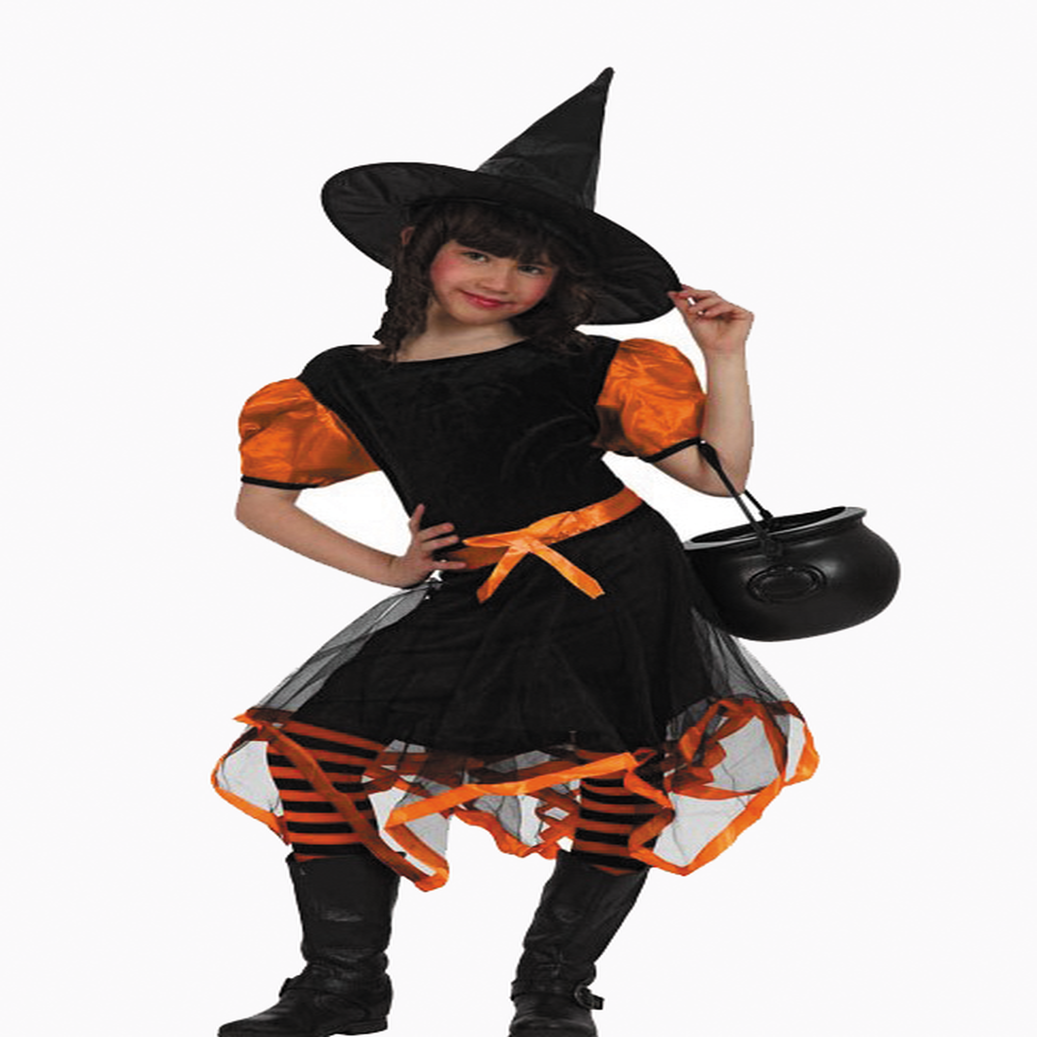 ATOSA Déguisement d'Isis la Sorcière : Orange - 3/4 ans (96 à 104 cm)