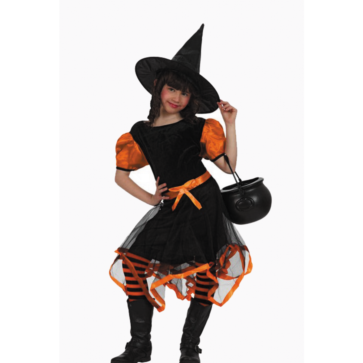 ATOSA Déguisement d'Isis la Sorcière : Orange - 3/4 ans (96 à 104 cm)