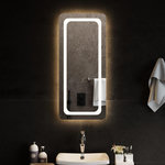VIDAXL Miroir de salle de bain a LED 40x90 cm