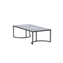 Voir la diapositive 3 : Paris Prix Table Basse Design en Verre  Skanor  140cm Noir