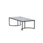 Voir la diapositive 3 : Paris Prix Table Basse Design en Verre  Skanor  140cm Noir