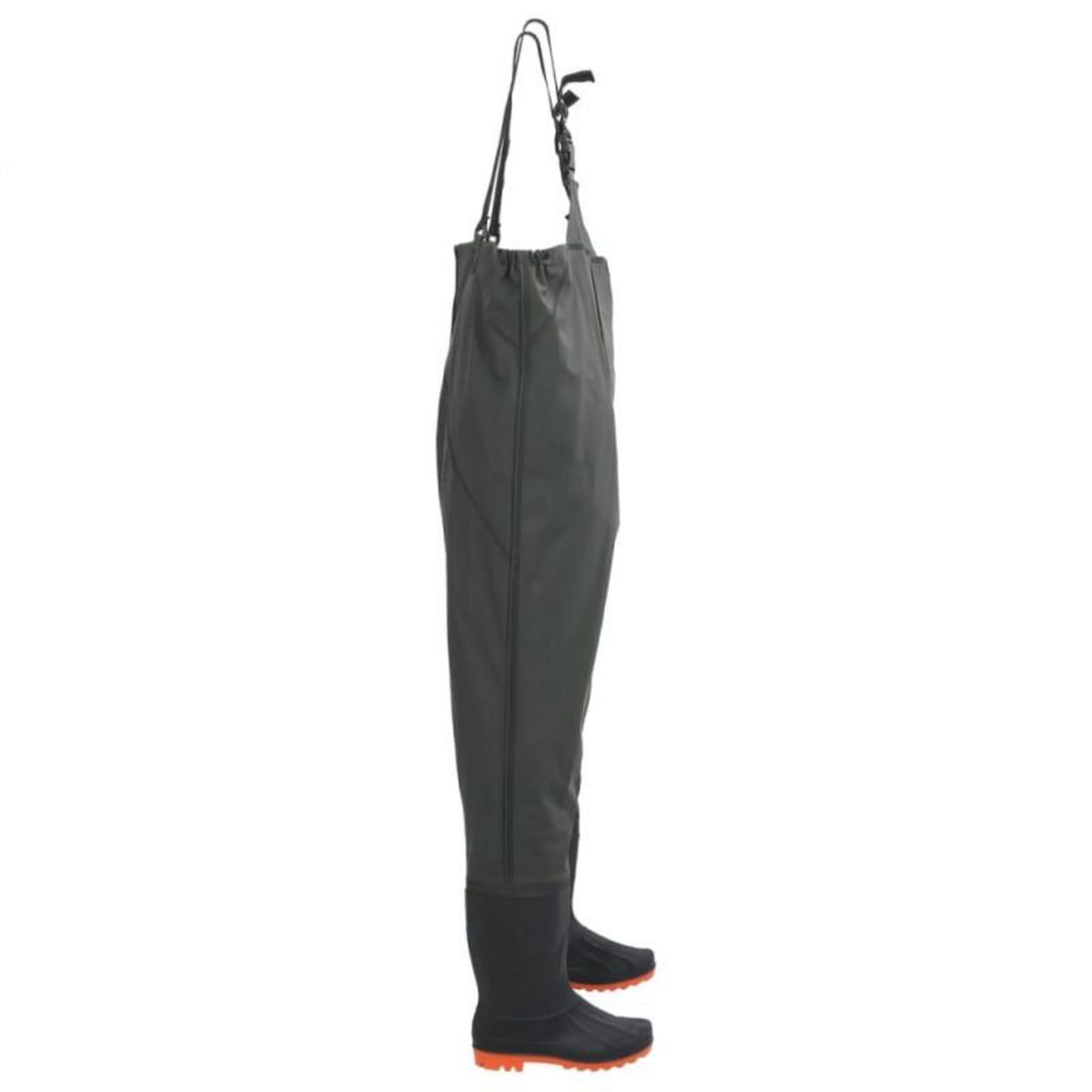 VIDAXL Cuissardes avec bottes vert foncé taille 40