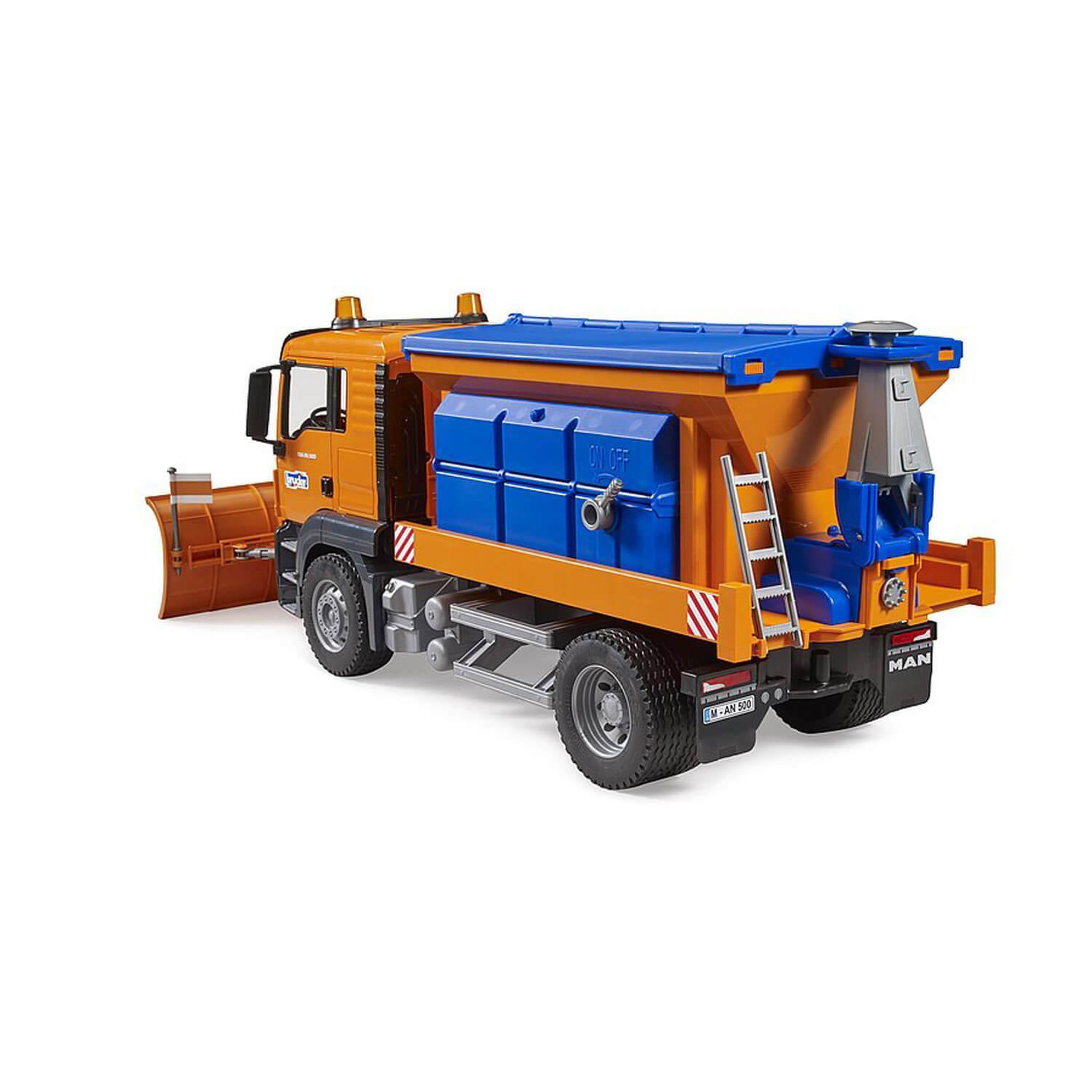 Voir la diapositive 3 : Bruder Camion Bruder MAN TGS pour service d'hiver avec lame de chasse-neige
