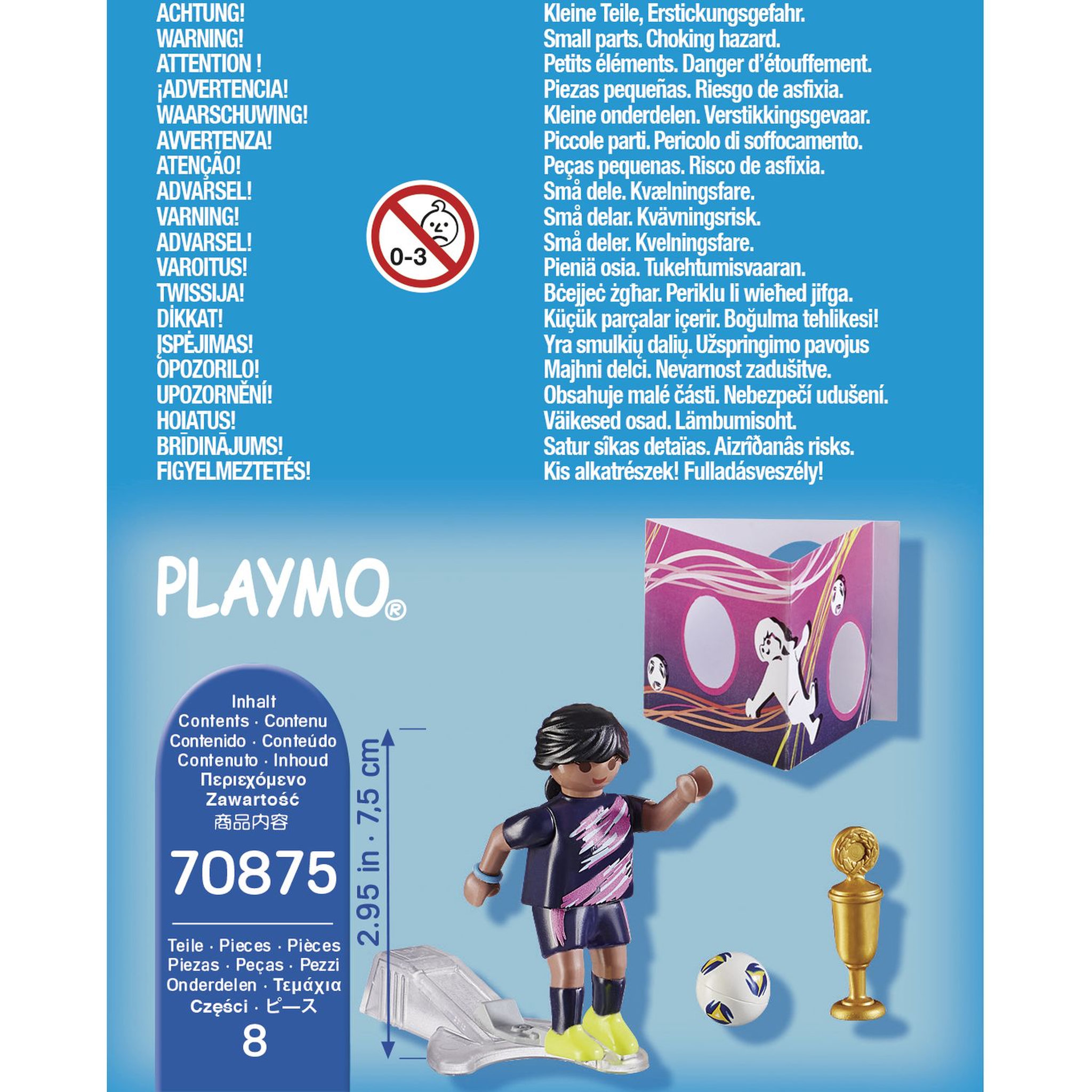 Voir la diapositive 4 : PLAYMOBIL 70875 - Special Plus Joueuse de Football
