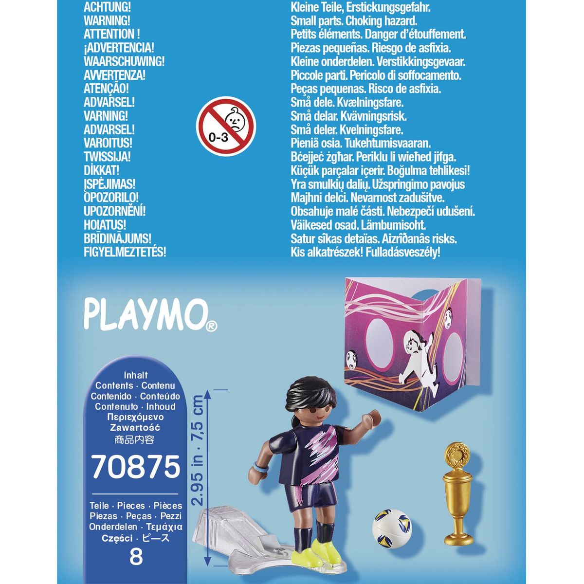 PLAYMOBIL 70875 - Special Plus Joueuse de Football