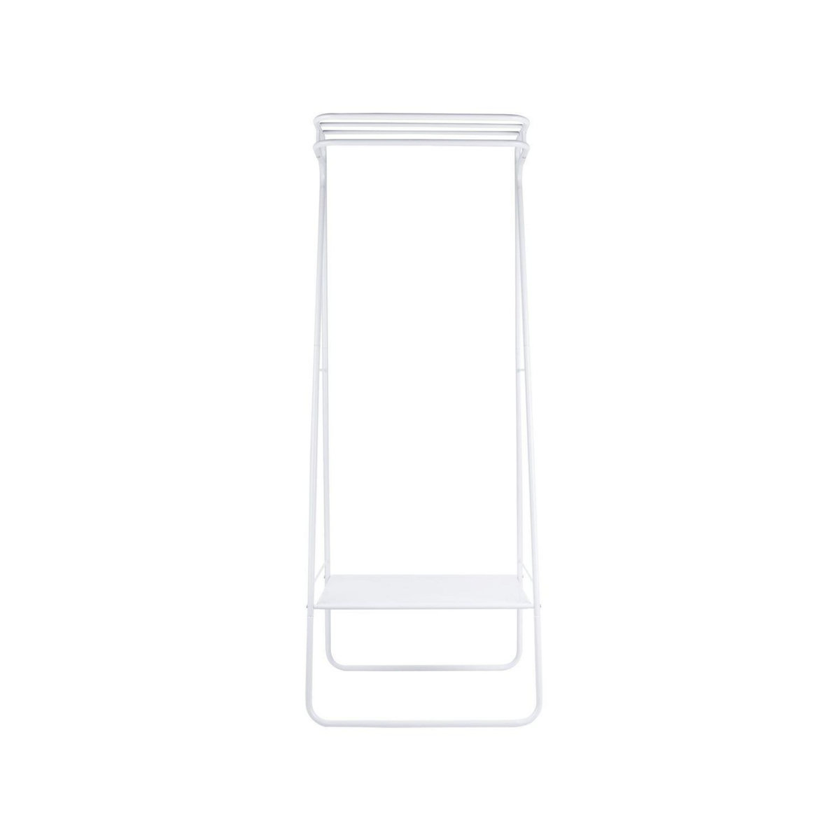 Leitmotiv Porte manteau design industriel Fushion - L. 64 x H. 173 cm - Blanc