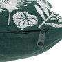 Voir la diapositive 2 : ATMOSPHERA Coussin Déco Brodé  The Palm Resort  45x45cm Vert