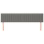 Voir la diapositive 3 : VIDAXL Tetes de lit 2 pcs Gris fonce 80x5x78/88 cm Tissu