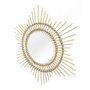 Voir la diapositive 3 : Paris Prix Miroir Mural Design en Rotin  Aina  70cm Naturel