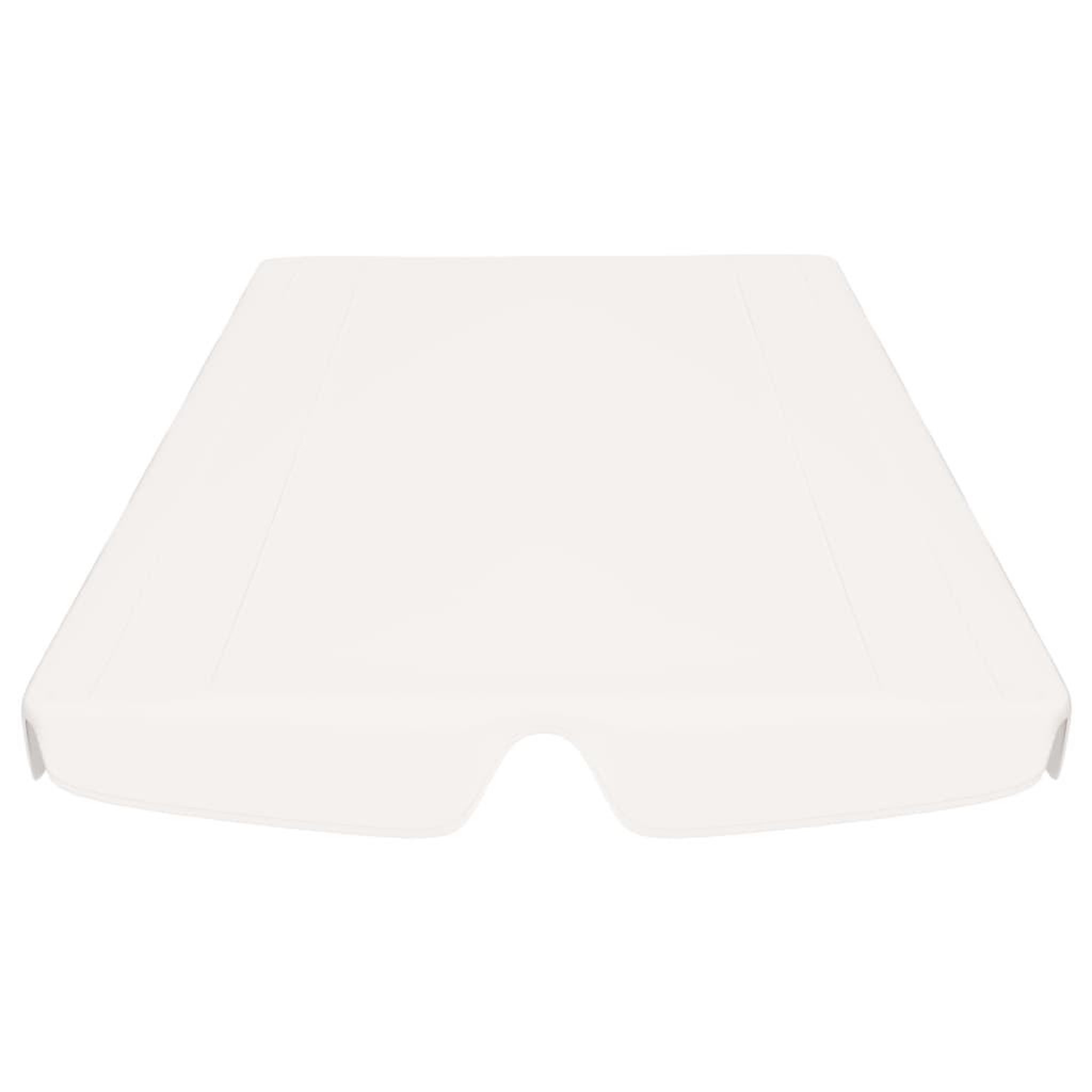 Voir la diapositive 4 : VIDAXL Toit de rechange de balançoire blanc 150/130x105/70 cm